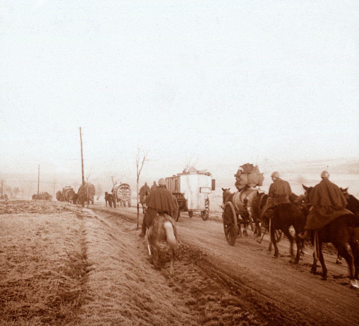 Konvoy, Genicourt, kuzey Fransa, 1916 by Unbekannt