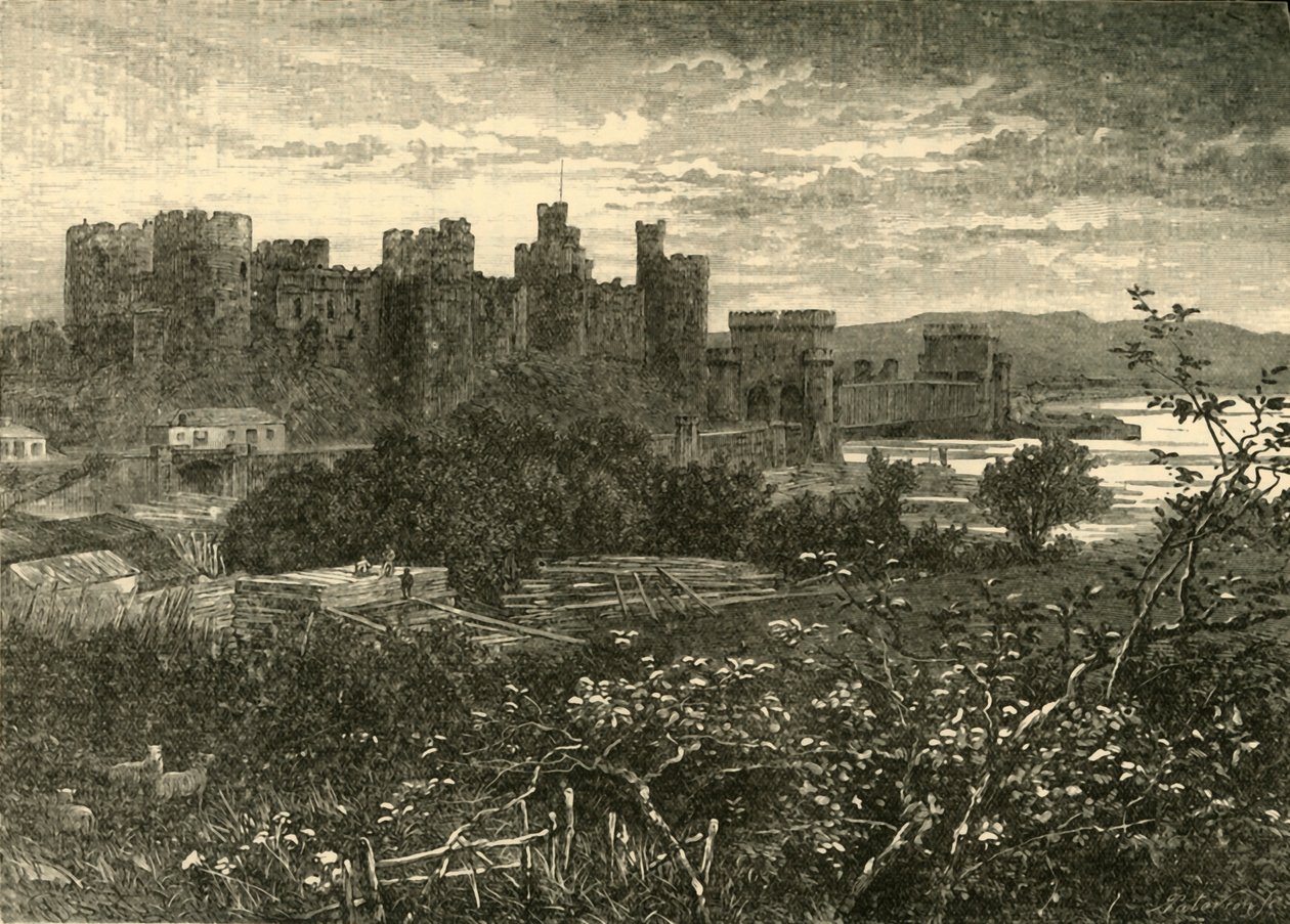 Conway Kalesi, Yoldan Llanrwst