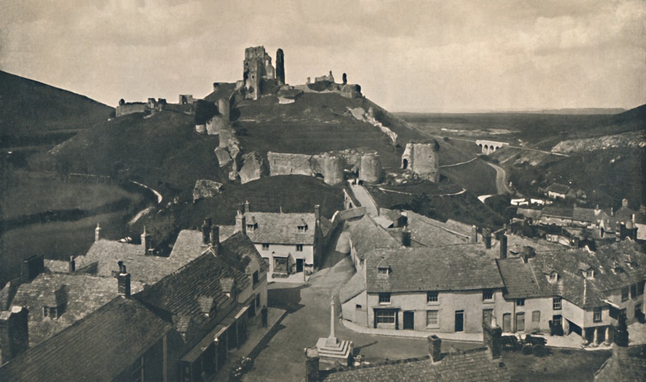 Corfe Kalesi, Dorset, c1910 by Unbekannt