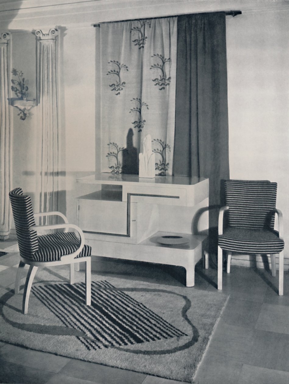 Hayes Marshall tarafından Fortnum & Mason Ltd. için tasarlanan bir odanın köşesi, Londra, 1936 by Unbekannt