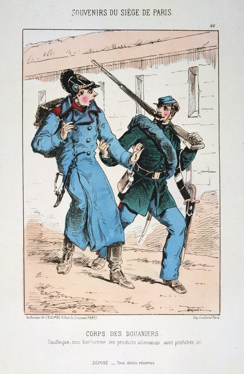 Corps des Douaniers, Paris Fransa-Prusya Savaşı Kuşatması, 1870-1871. by Unbekannt