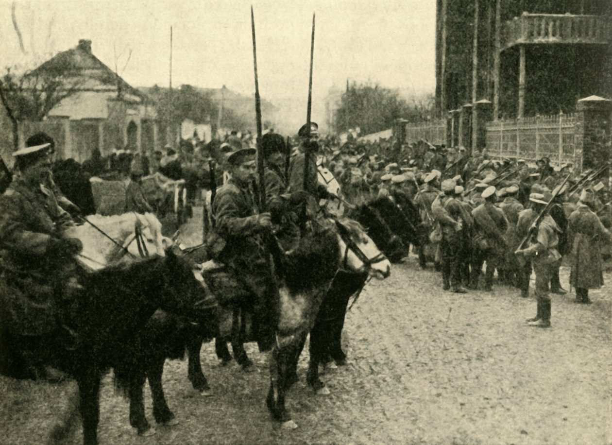 Kazak askerleri, Birinci Dünya Savaşı, 1914, c1920. by Unbekannt