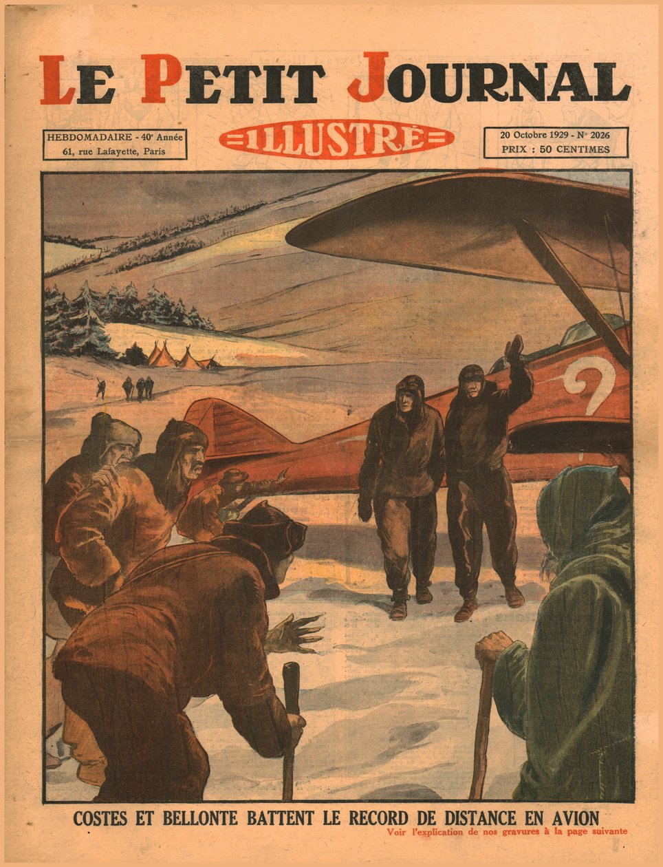 Costes ve Bellonte, 1929