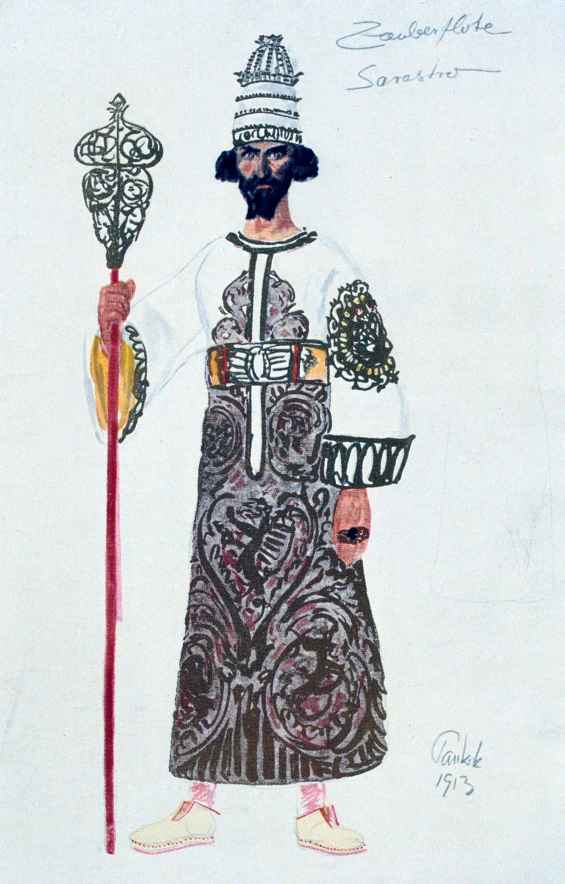 Sarastro için kostüm tasarımı, 1913 by Unbekannt