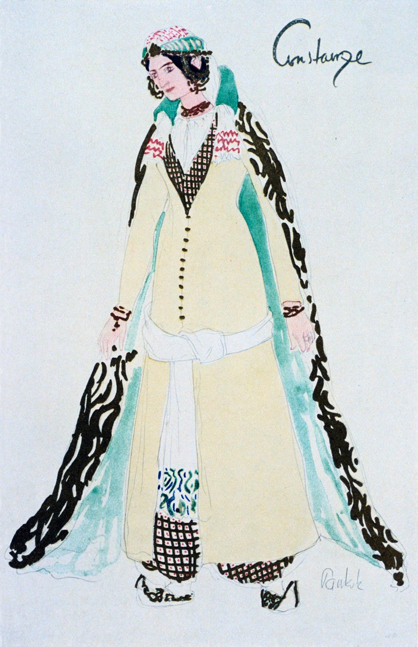 Constanze için kostüm, c1913 by Unbekannt