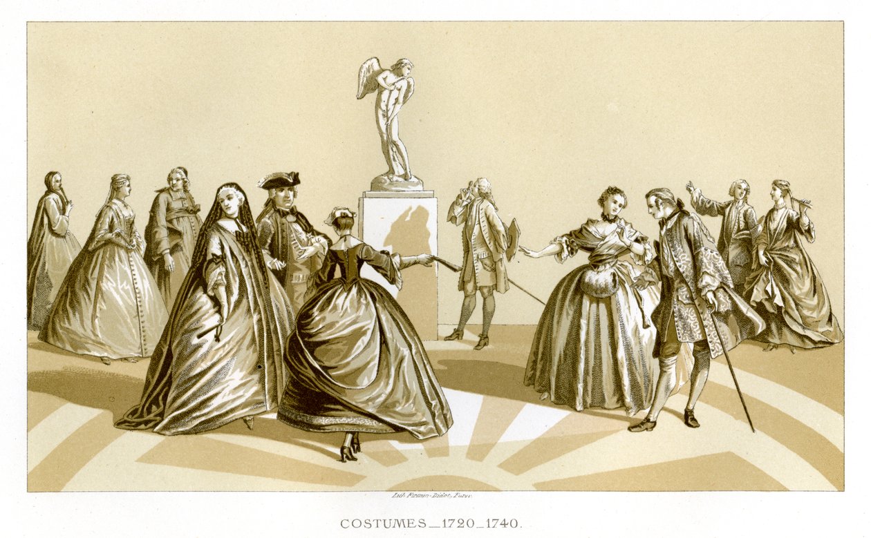 Kostümler, 1720-1740, 1885 by Unbekannt