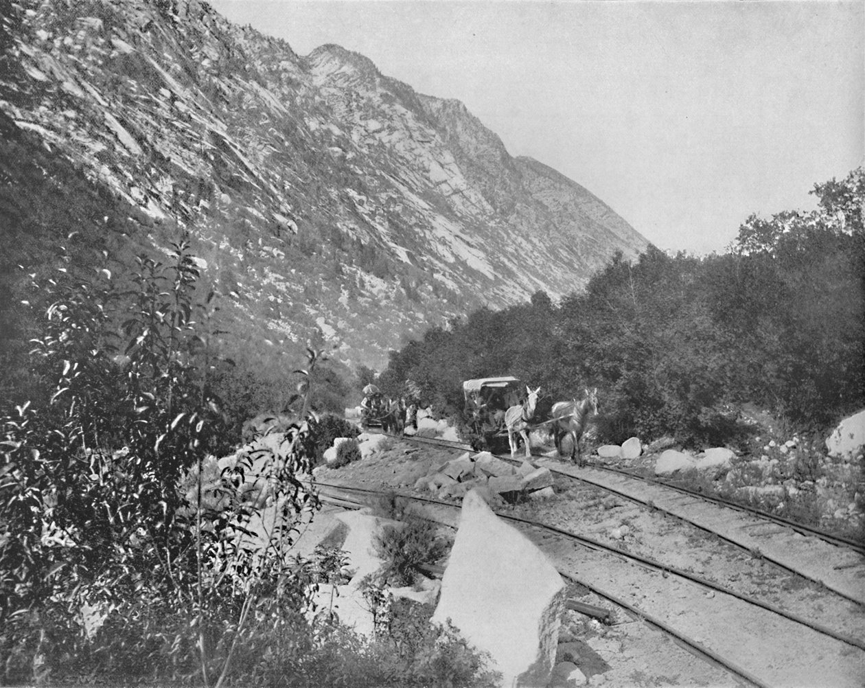 Cottonwood Kanyonu, Utah, c1897. by Unbekannt