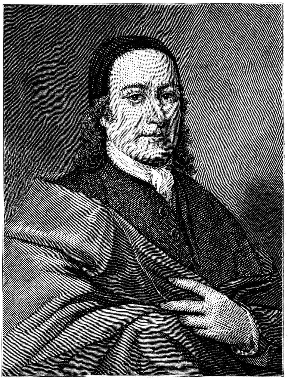 Kont Nicolaus Ludwig von Zinzendorf 1700-1760, Alman ilahiyatçı by Unbekannt