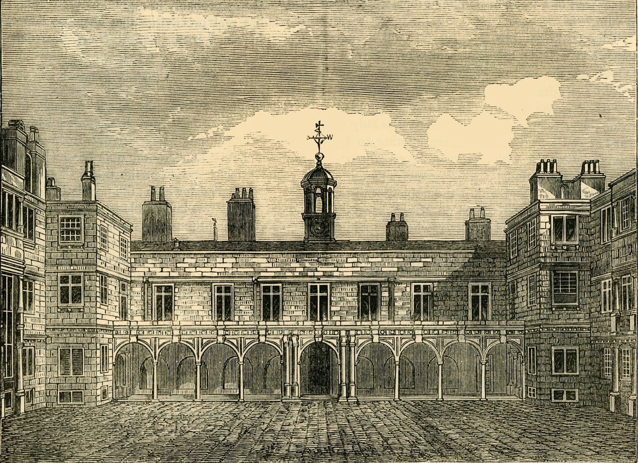 Kuzeyden Eski Somerset House Mahkemesi, 1881. by Unbekannt