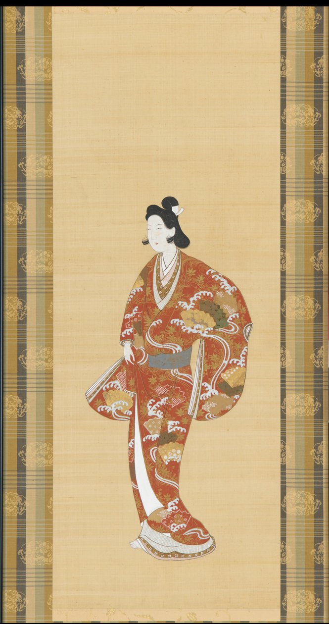 Courtesan, Edo dönemi, 1661-1673. by Unbekannt