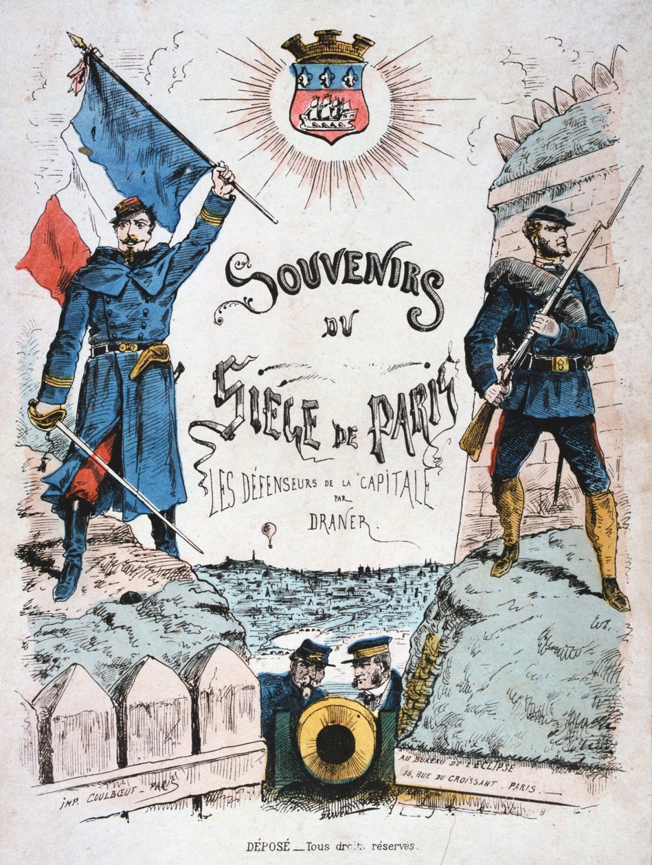 Paris Kuşatması Anıları, 1870-1871 için Kapak by Unbekannt