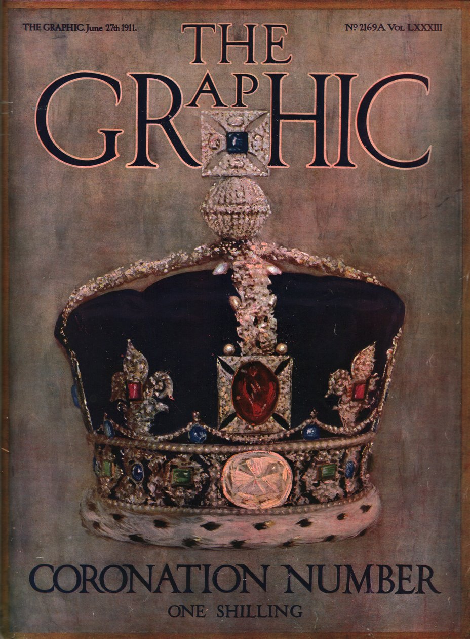 Grafiğin kapağı, taç giyme numarası, Haziran 1911. by Unbekannt
