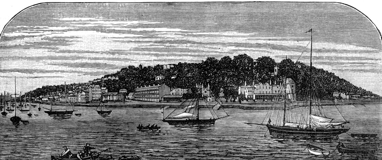 Cowes Limanı, Wight Adası, 19. yüzyılın sonlarında by Unbekannt