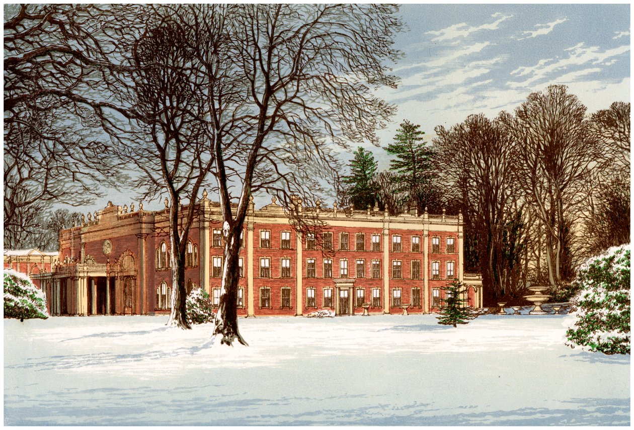 Cranbury Park, Hampshire, Chamberlayne ailesinin evi, c1880 by Unbekannt
