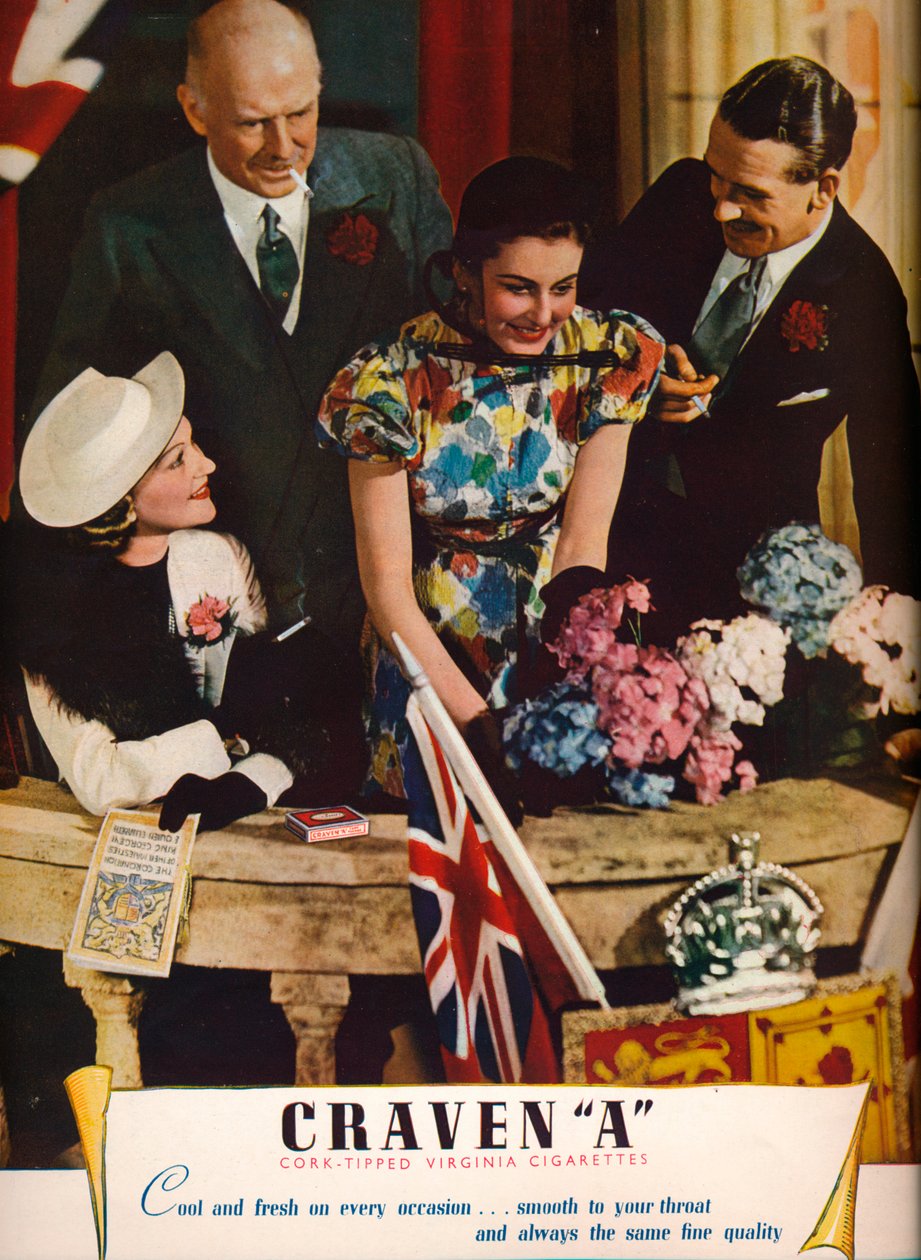 Craven A Mantar Uçlu Virginia Sigaraları, 1937 by Unbekannt