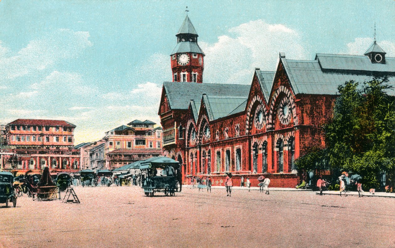 Crawford Market, Bombay, Hindistan, 20. yüzyılın başları by Unbekannt