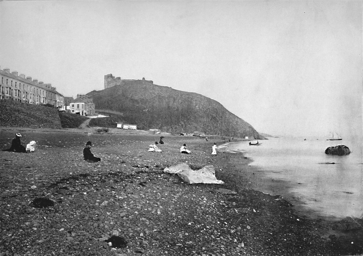 Criccieth - Sahil ve Kale Manzarası, 1895 by Unbekannt
