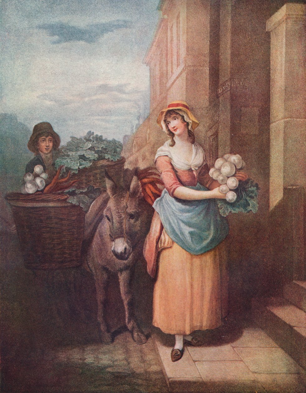 Londra Çığlıkları Plaka 13: Şalgamlar ve Havuçlar, Karotlar ve Navets, 1797. 1911 by Unbekannt