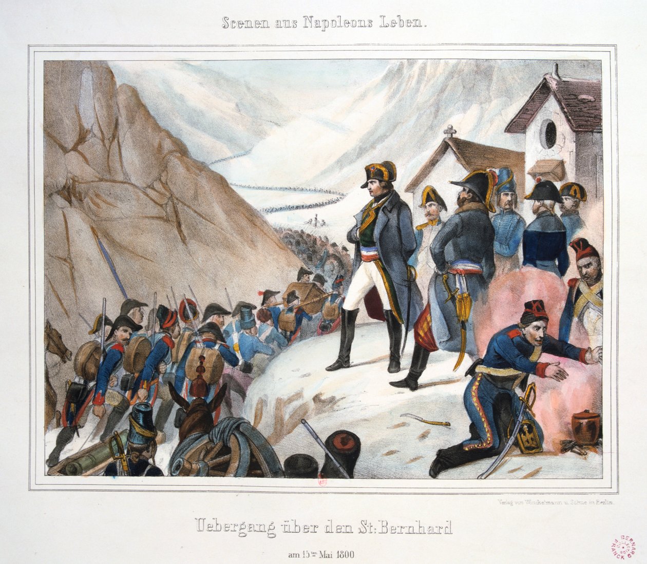St Bernard Geçişi, 15 Mayıs 1800 by Unbekannt