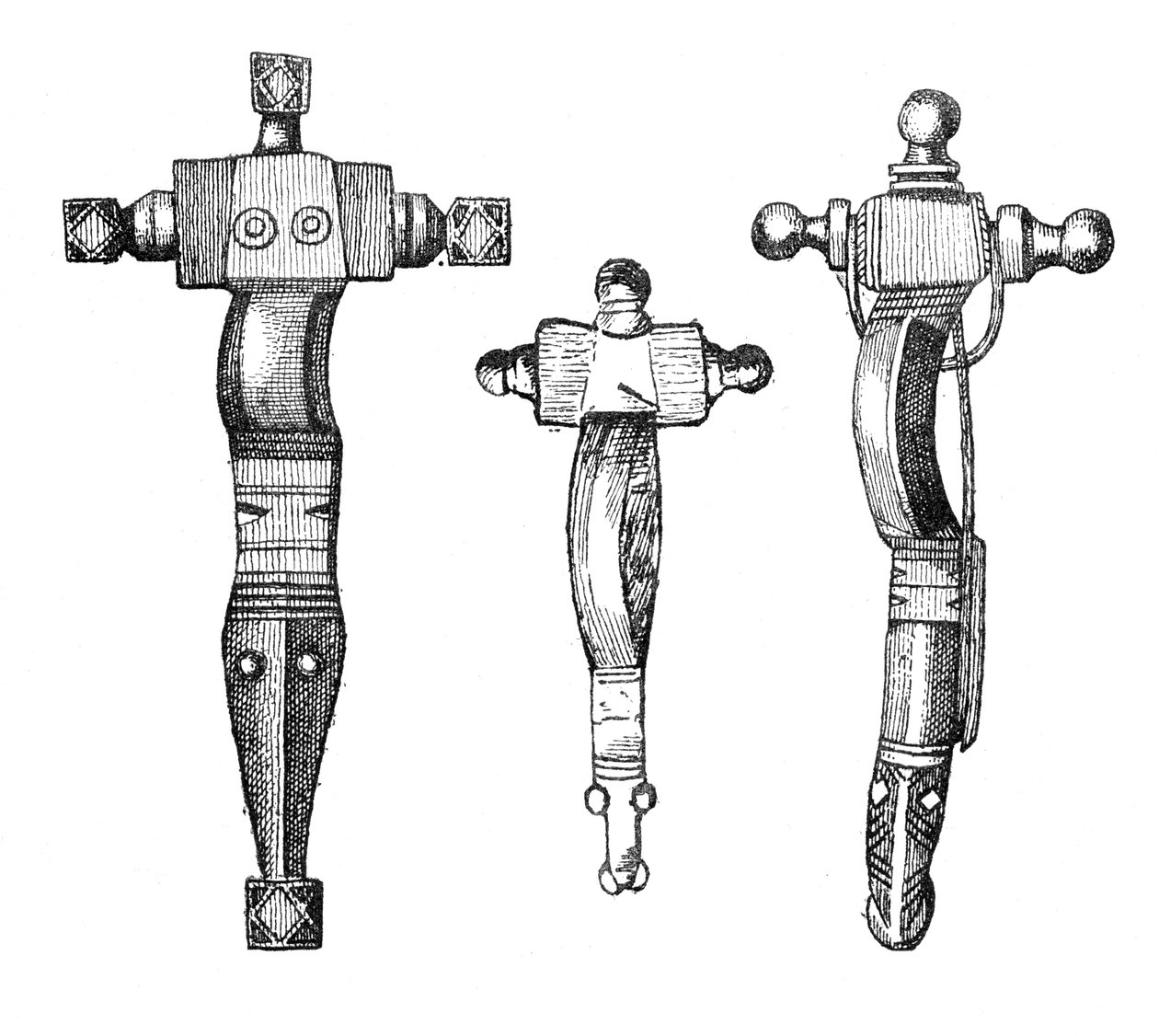 Haç şeklindeki fibula, 1893 by Unbekannt