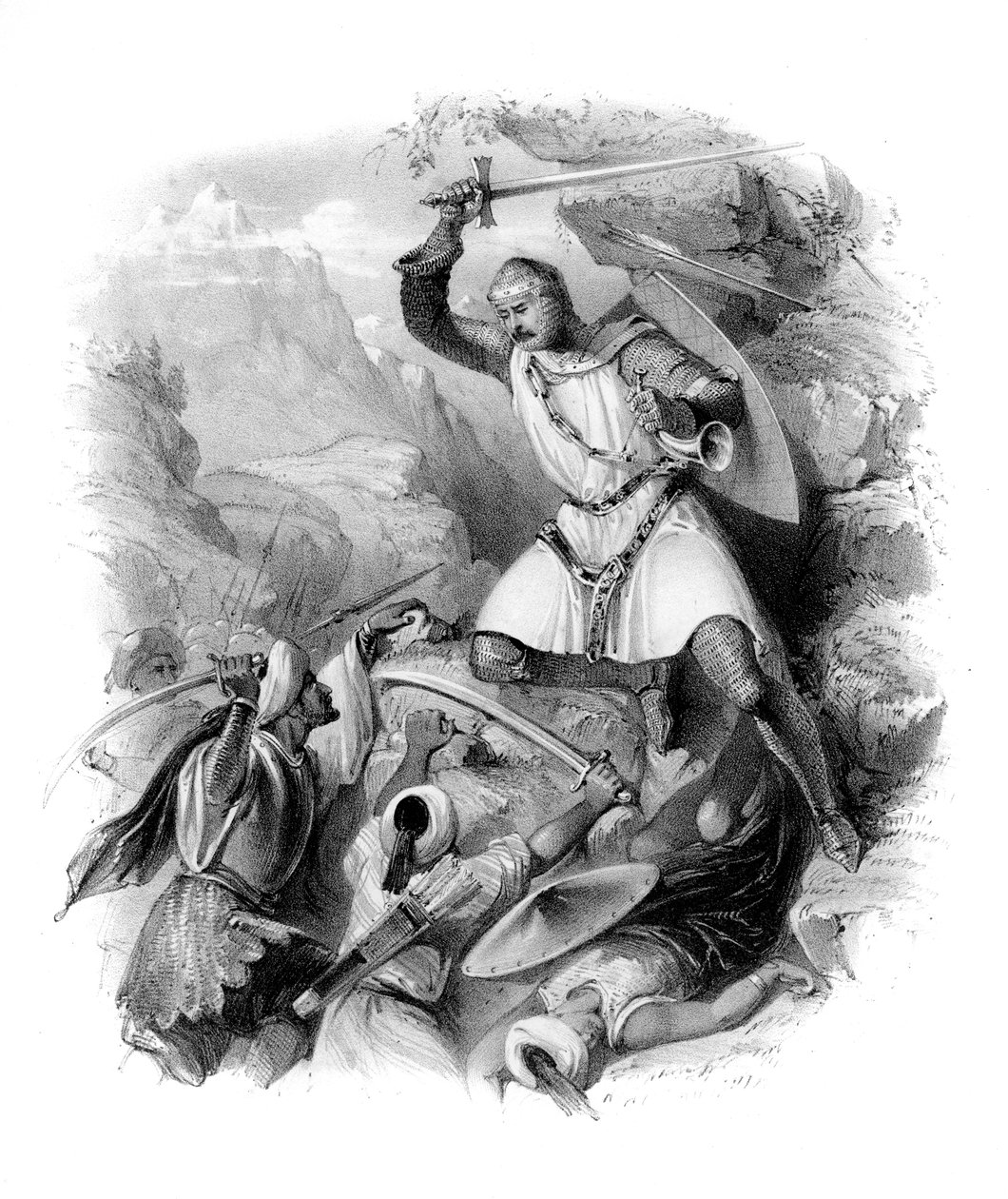Savaşta Haçlı, 19. yüzyıl by Unbekannt