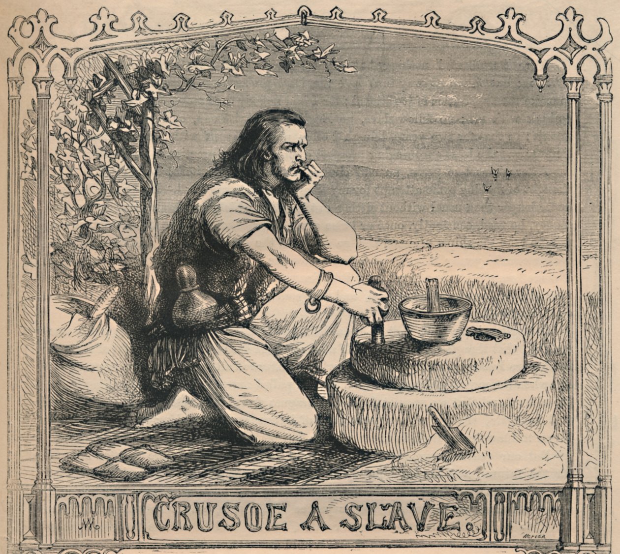 Crusoe Bir Köle, c1870 by Unbekannt