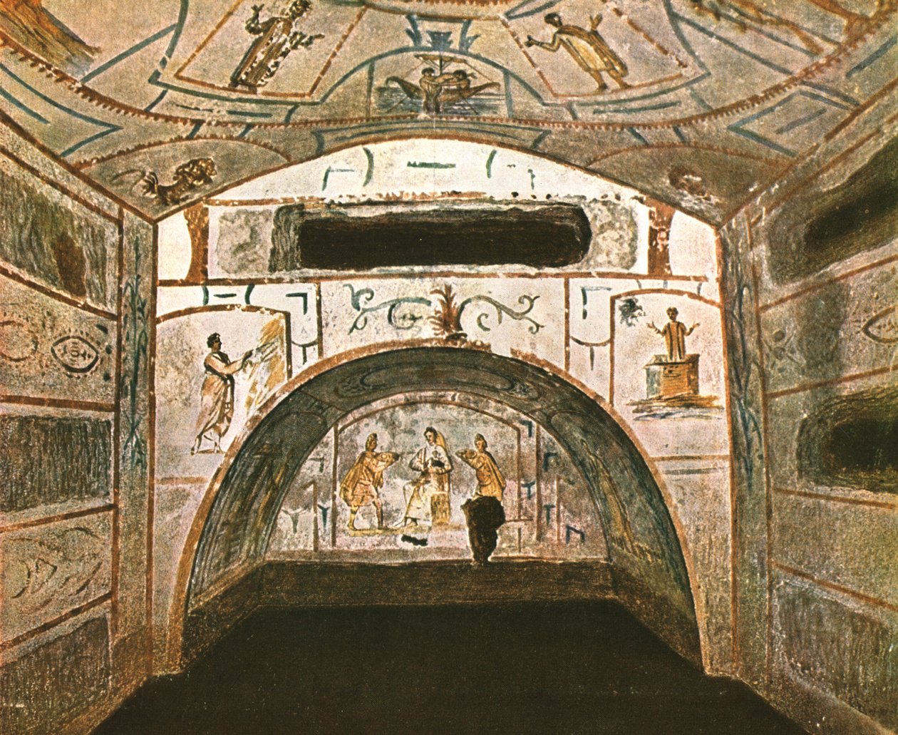 Marcellinus ve Peter Yeraltı Mezarlarındaki Madonna