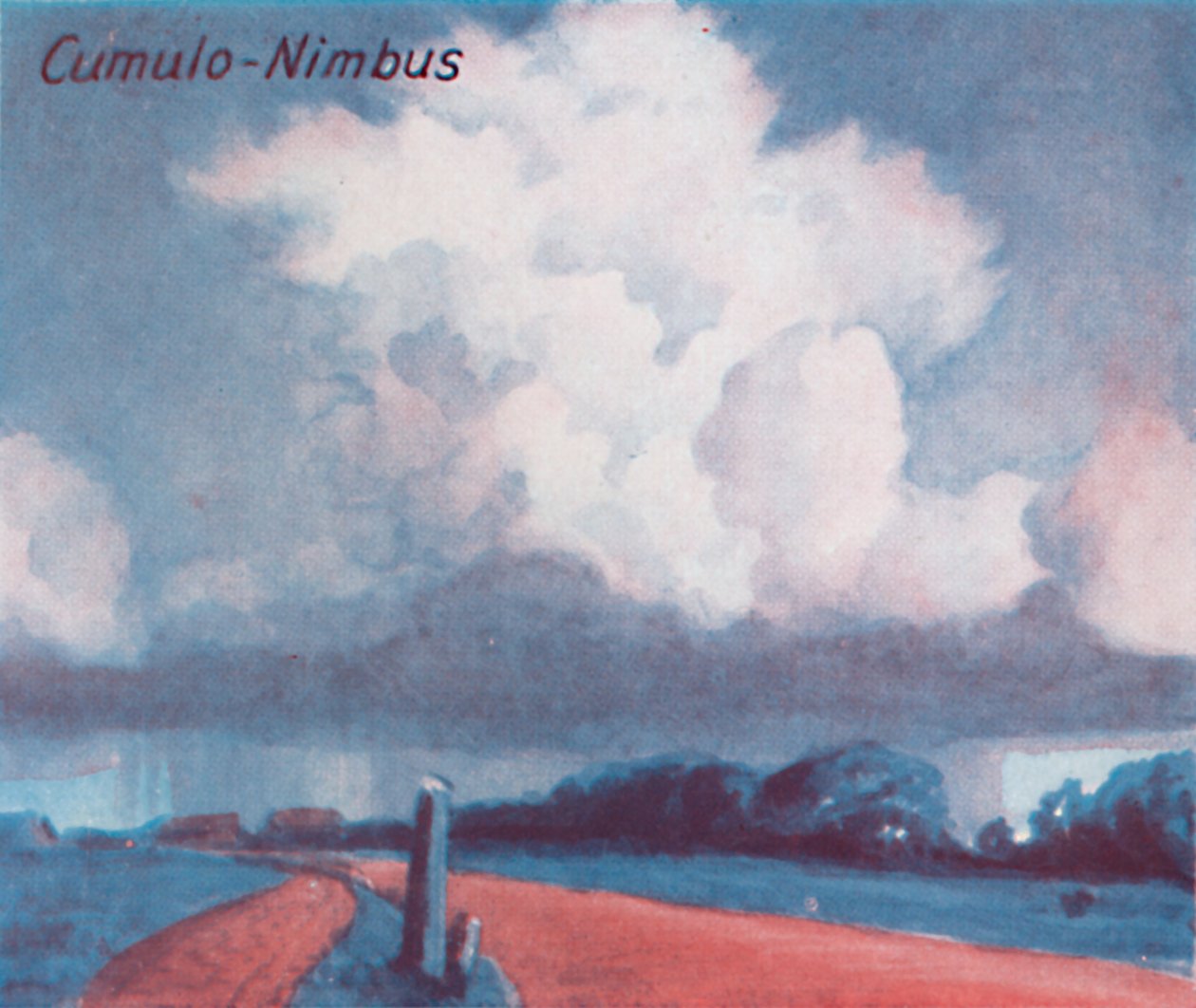Cumulo-Nimbus - Gökyüzünde Bir Düzine Temel Bulut Oluşumu, 1935 by Unbekannt