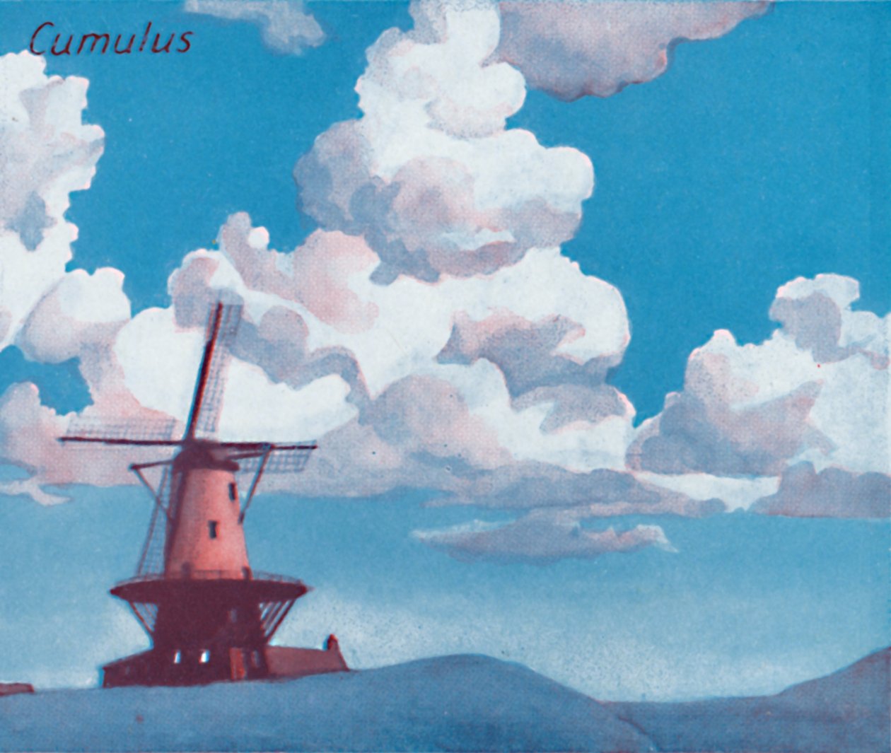Cumulus - Gökyüzünde Bir Düzine Temel Bulut Oluşumu, 1935 by Unbekannt