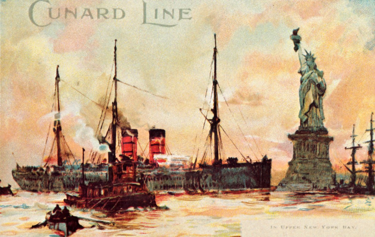 Cunard Hattı - Yukarı New York Körfezi