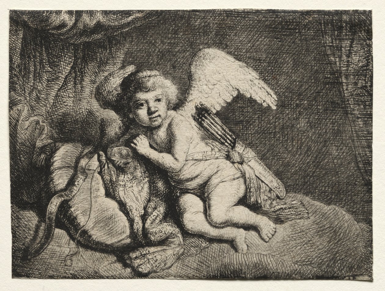 Aşk Tanrısı Dinlenme, 1600