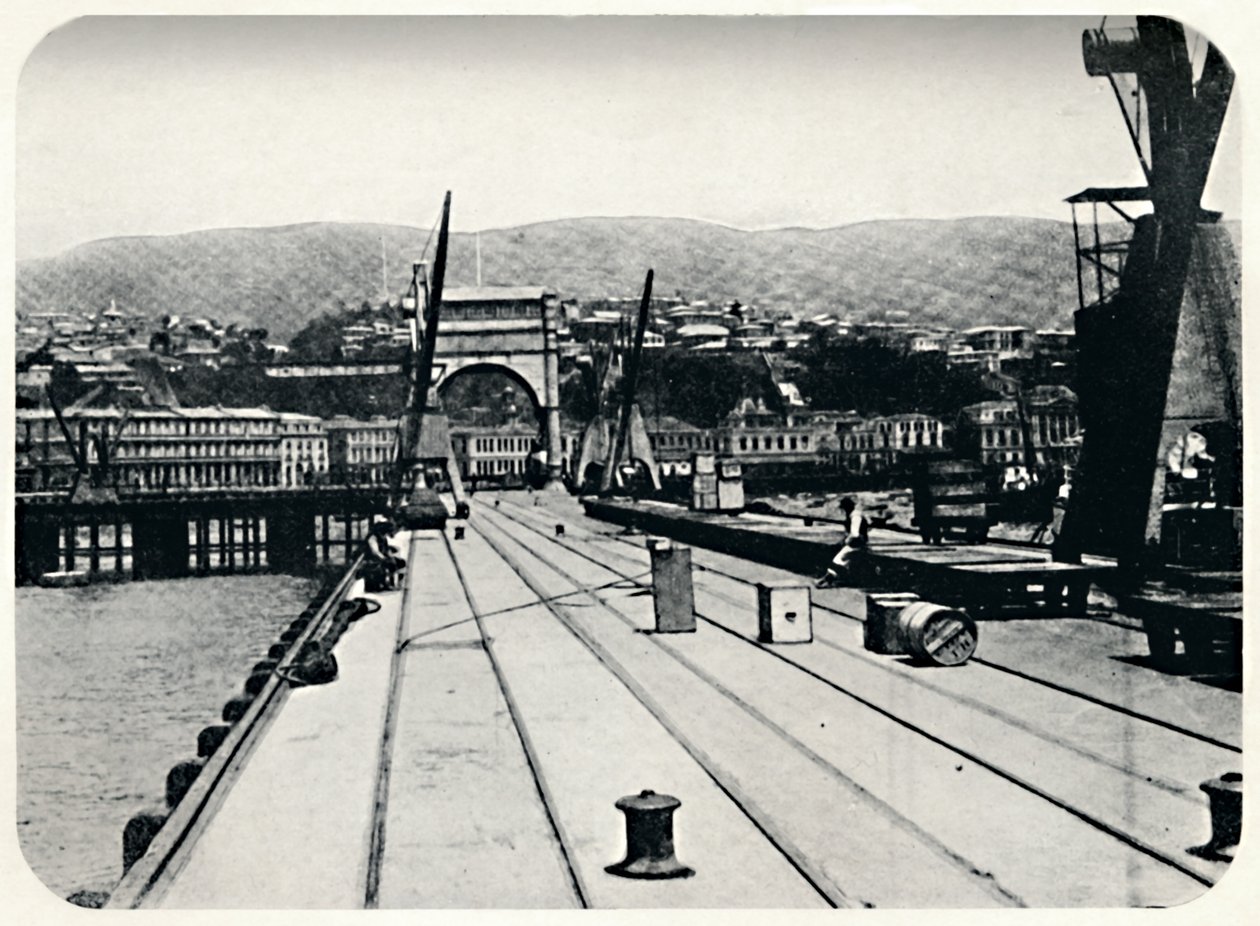Gümrük İskelesi, Valparaiso, 1911 by Unbekannt