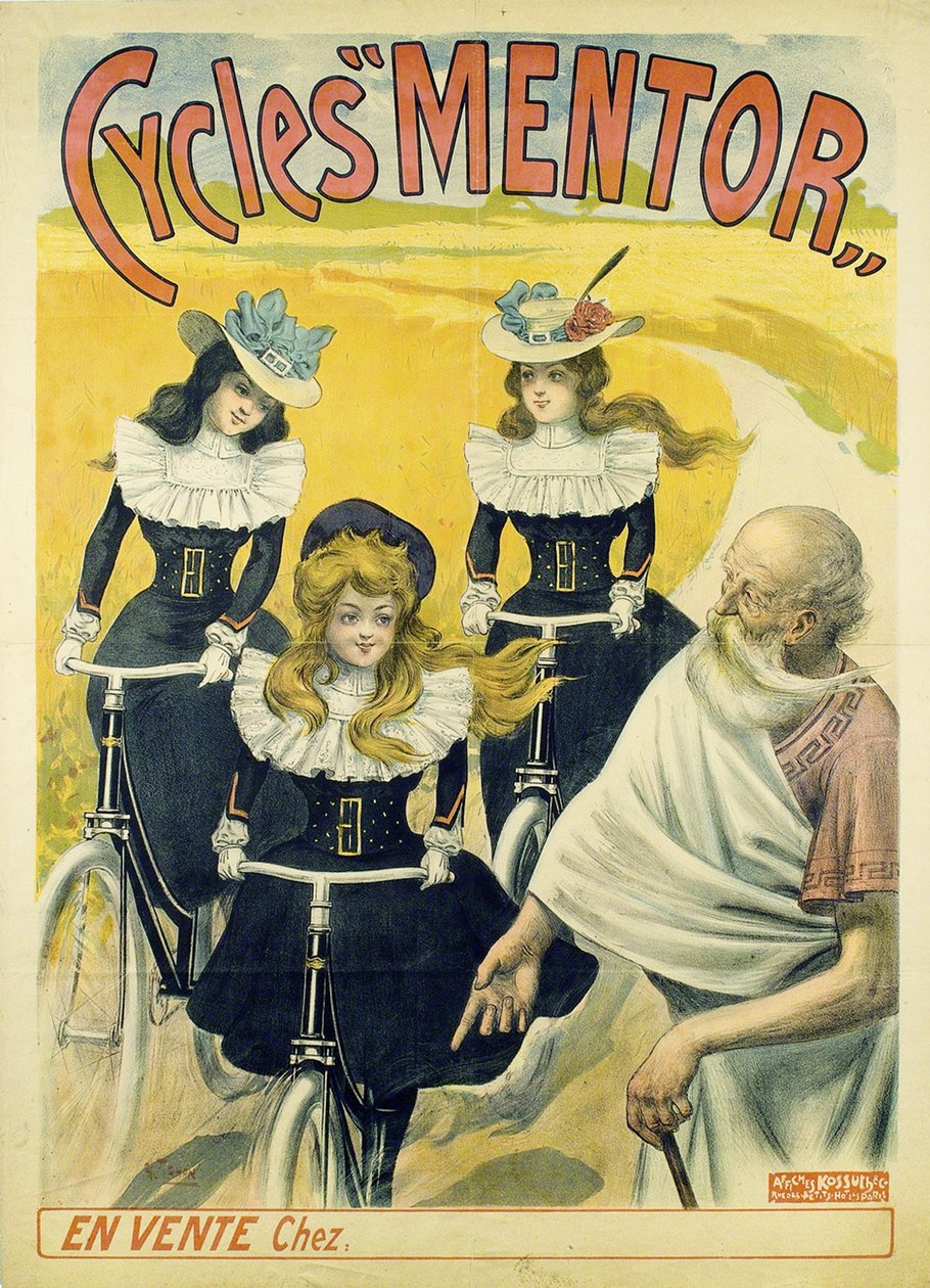 Döngüler Mentor Posteri, yaklaşık 1896 by Unbekannt
