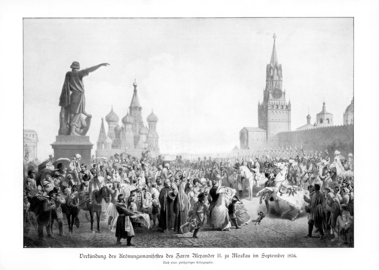 Çar II. Aleksandr, Moskova, Eylül 1856, 1900 by Unbekannt