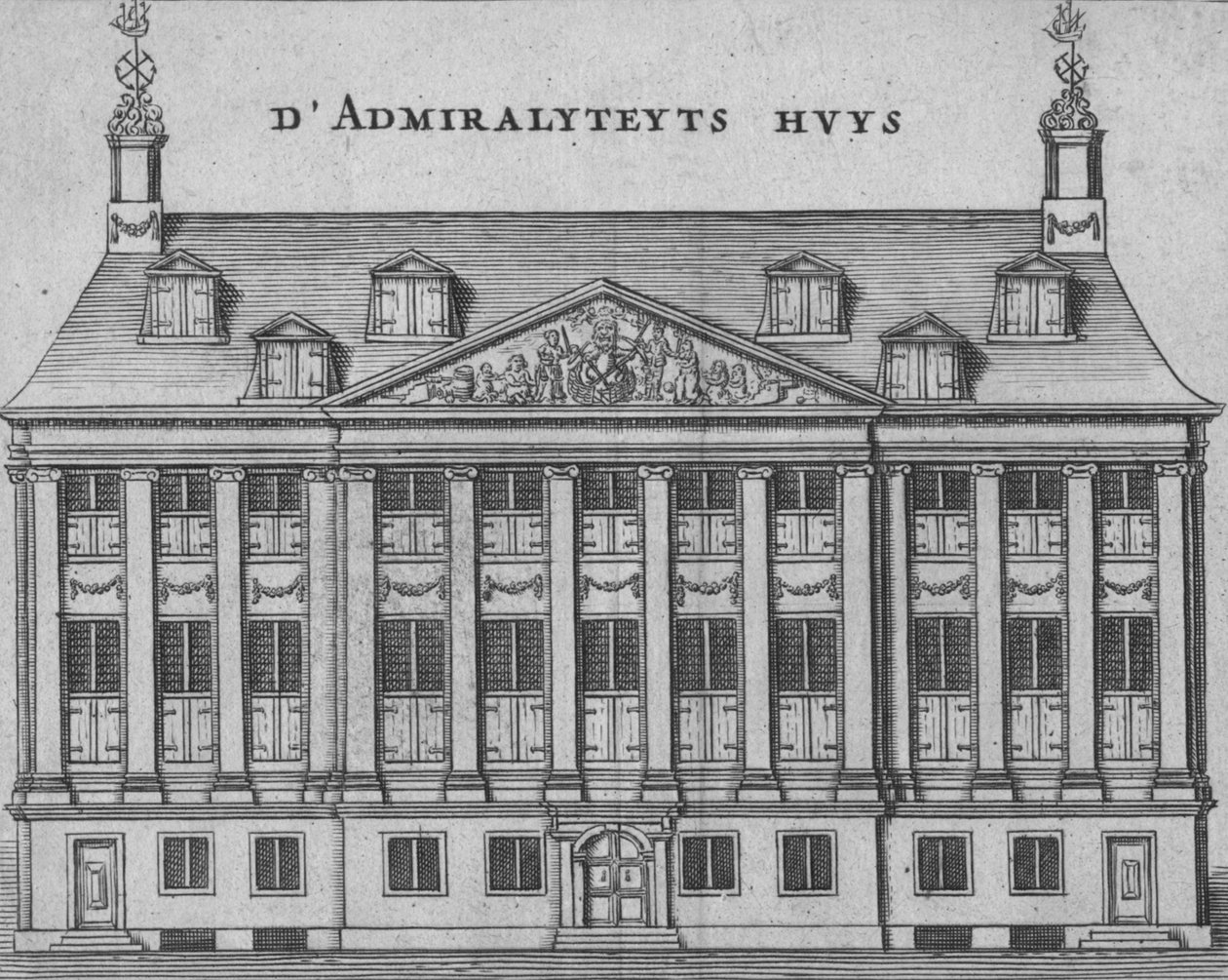 DAdmiralyteyts Huys, 17. yüzyılın sonları ve 18. yüzyılın başlarında. by Unbekannt
