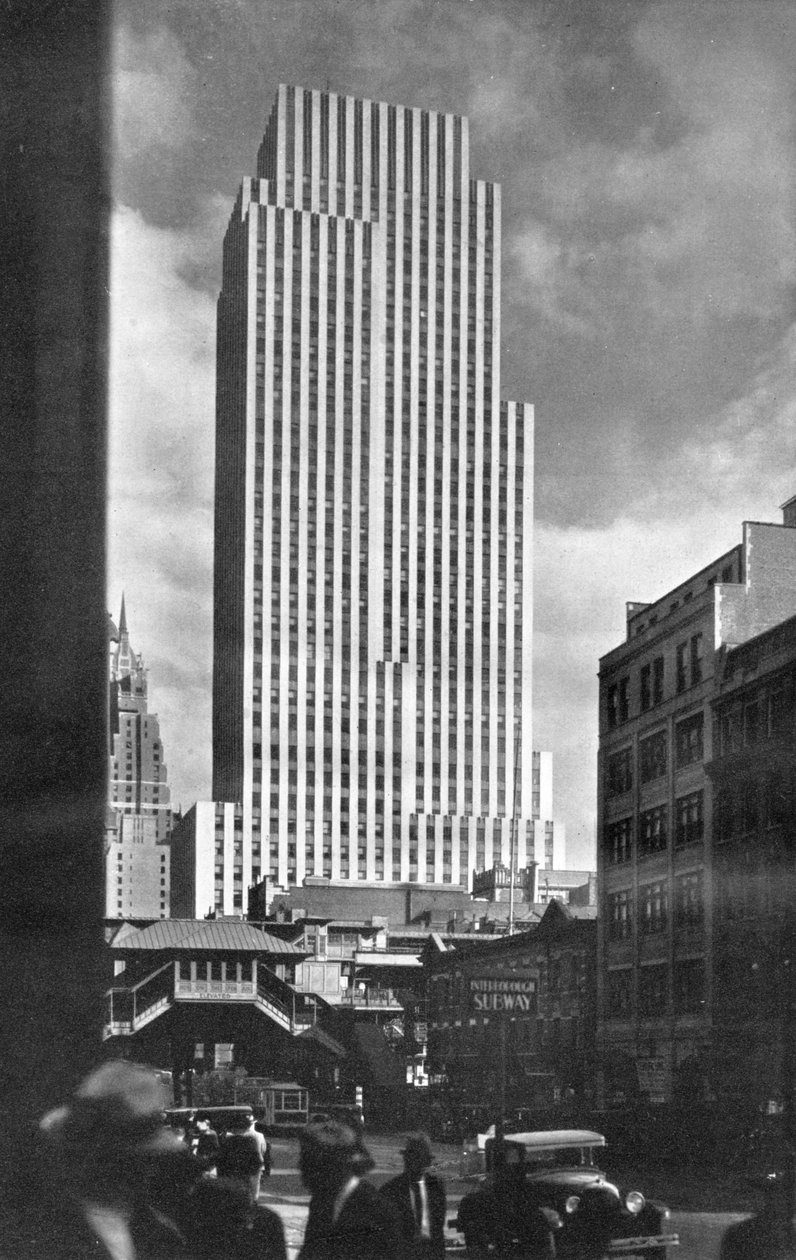 Daily News Binası, New York, 1933 by Unbekannt