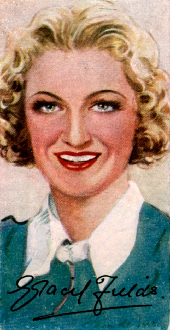 Dame Gracie Fields, 1898-1979, İngiliz şarkıcı ve komedyen, 20. yüzyıl by Unbekannt