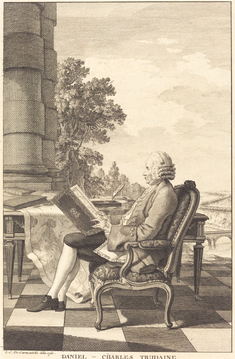 Daniel-Charles Trudaine, c. 1761. by Unbekannt