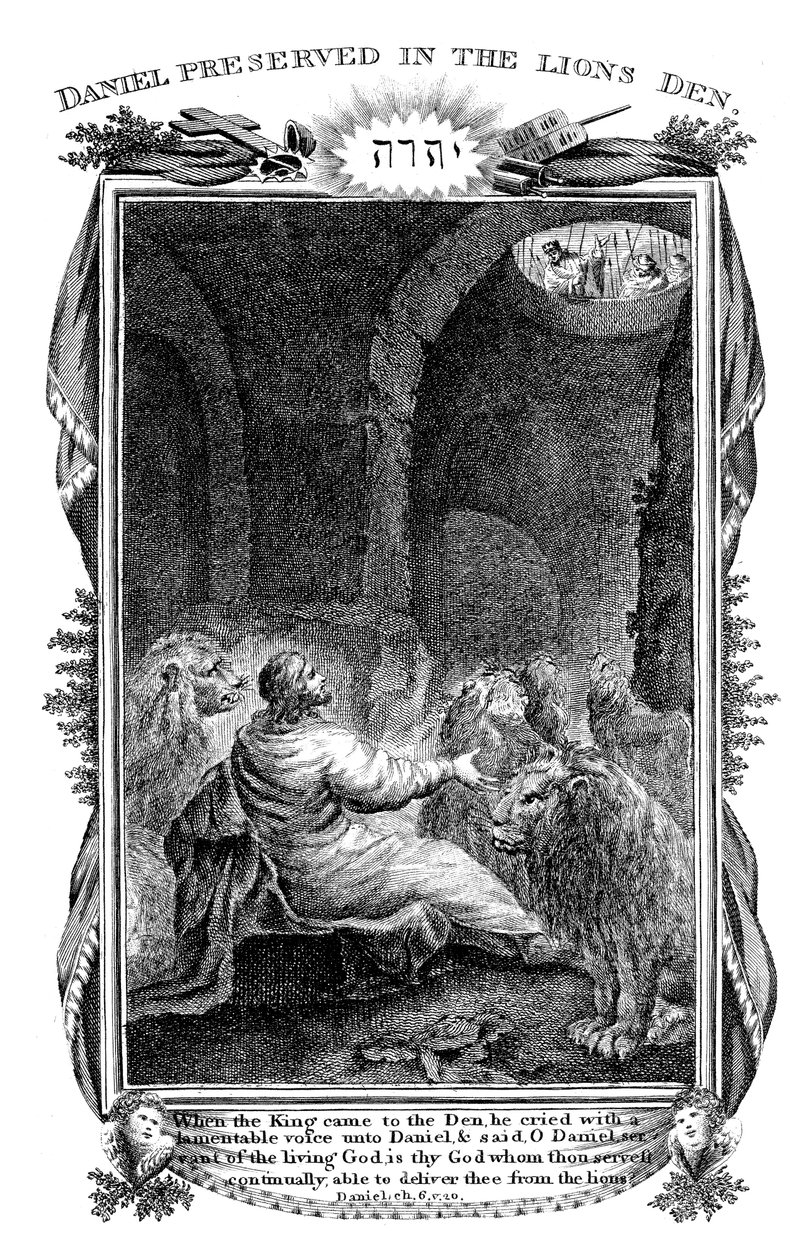 Aslanlar İnindeki Daniel, 1804 by Unbekannt