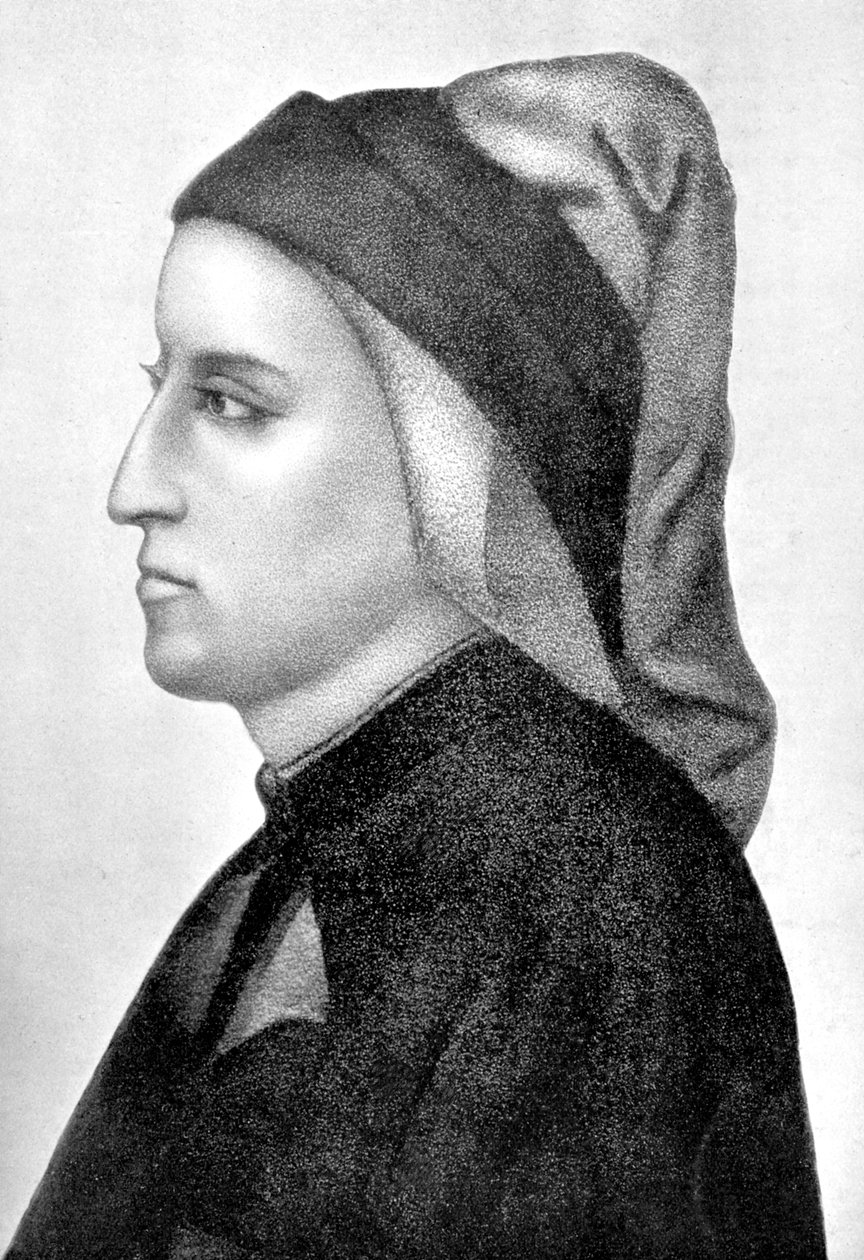 Dante Alighieri, İtalyan Floransalı şair, 1903 by Unbekannt