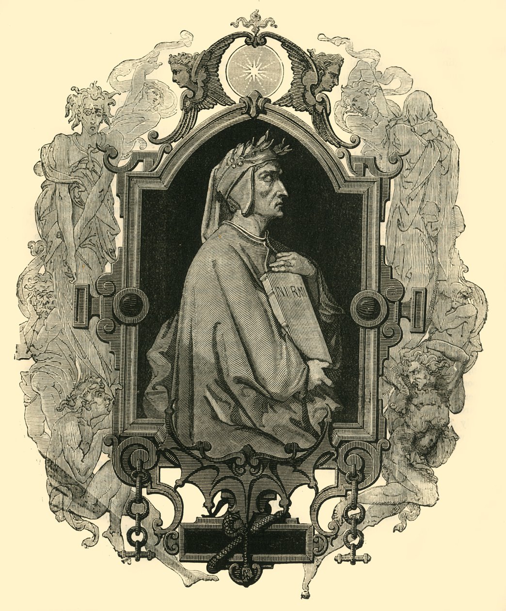 Dante Alighieri, c1265 -1321, 1890. by Unbekannt