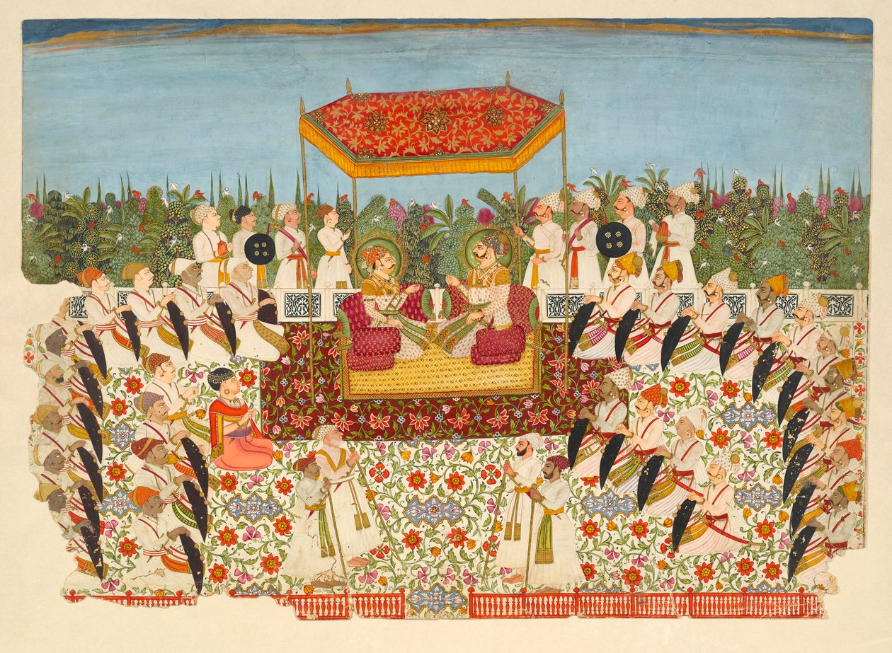 Mahkeme Mirza Maharai Lakhpatiji, 1750. by Unbekannt