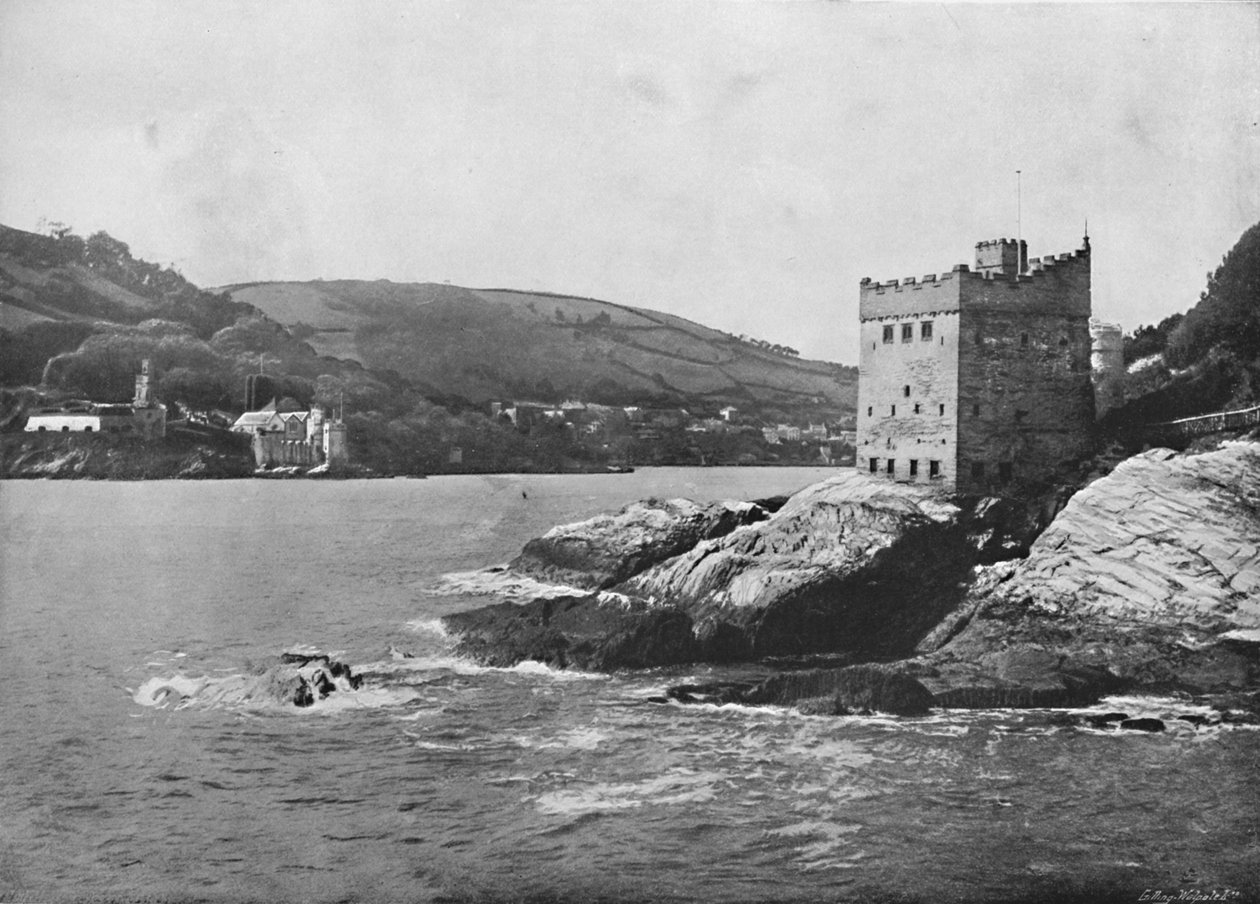 Dartmouth - Dartmouth ve Kingswear Kaleleri, 1895 by Unbekannt