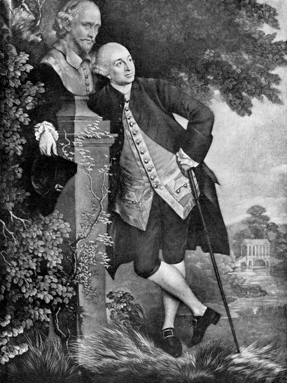 David Garrick 1717-1779, İngiliz aktör, oyun yazarı, tiyatro yöneticisi ve yapımcısı, 1905 by Unbekannt