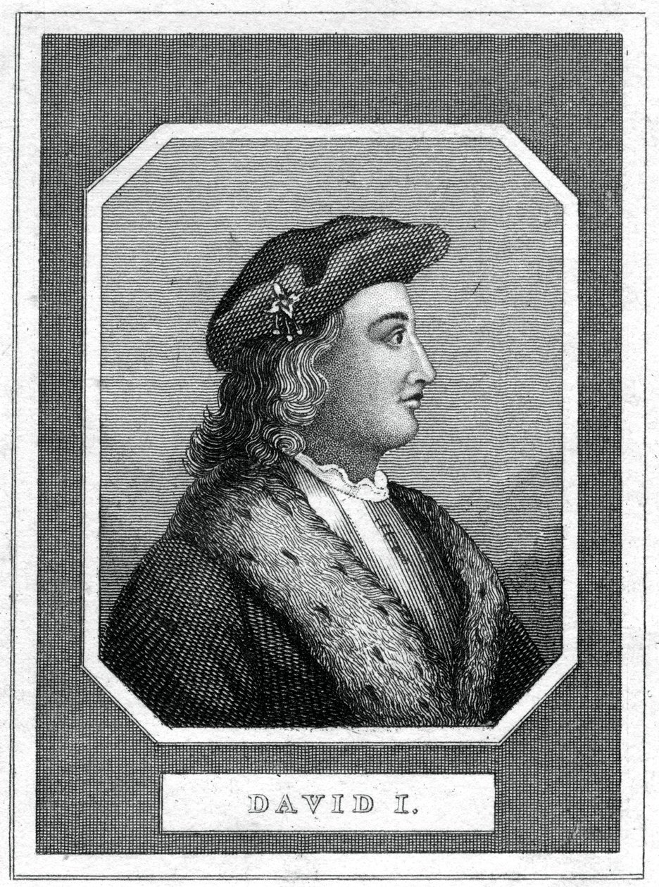 David I, İskoçya Kralı by Unbekannt