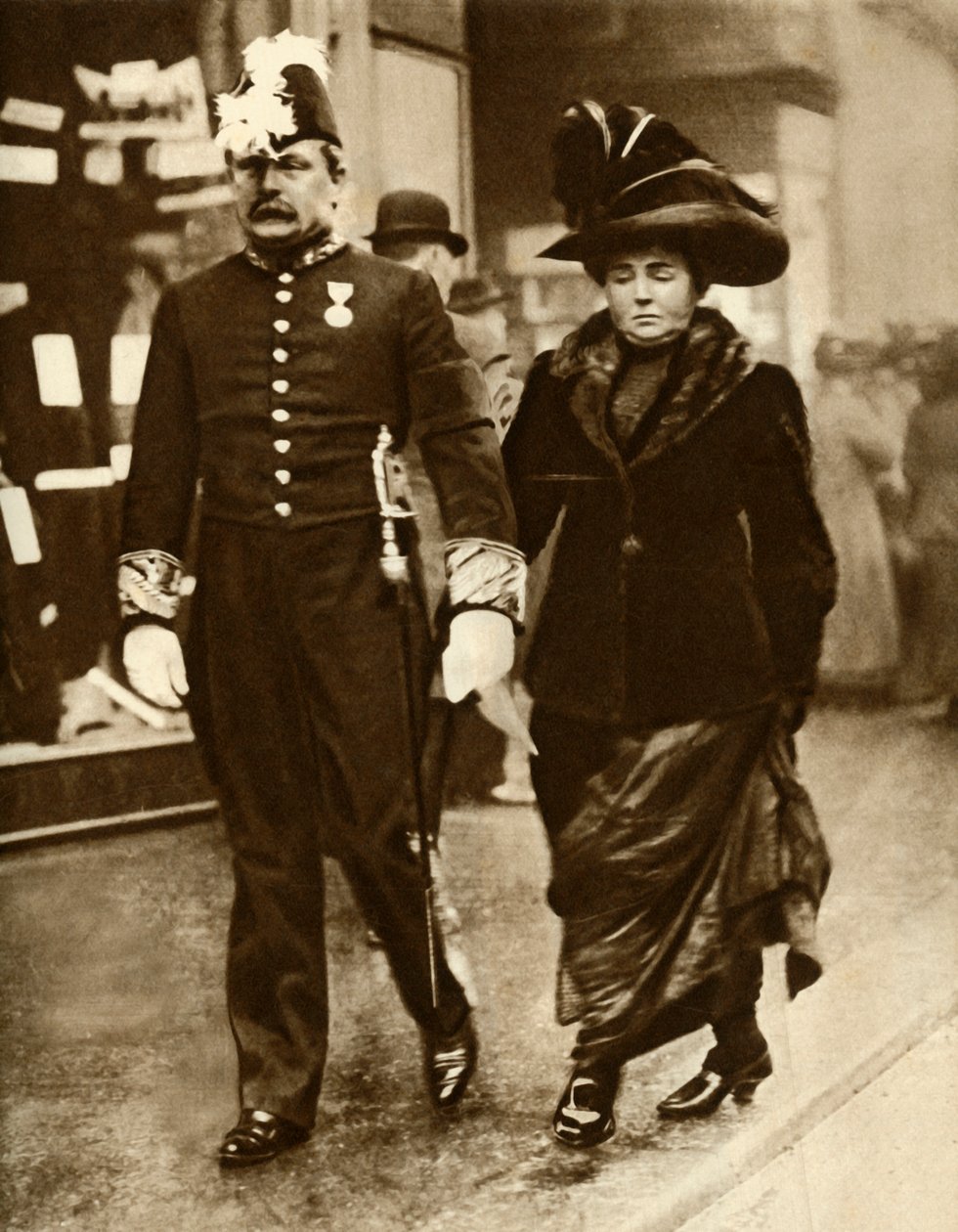 David Lloyd George ve eşi Margaret, 1910, 1935. by Unbekannt