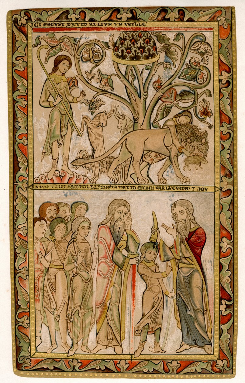 David ve Samuel, 1121-1161 by Unbekannt