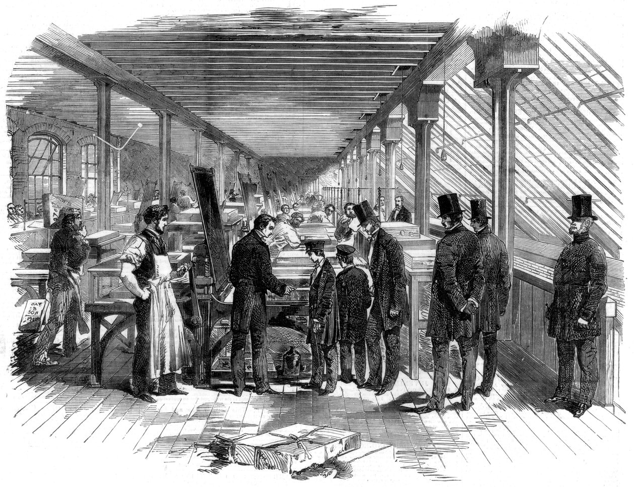 Day & Sons litografi atölyesi, 1856 by Unbekannt