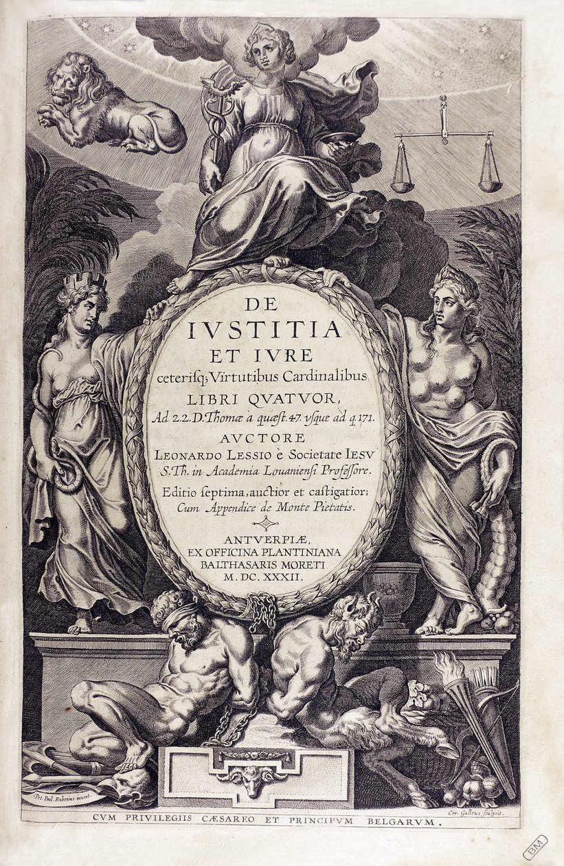 Leonardus Lessius, 1632 by Unbekannt