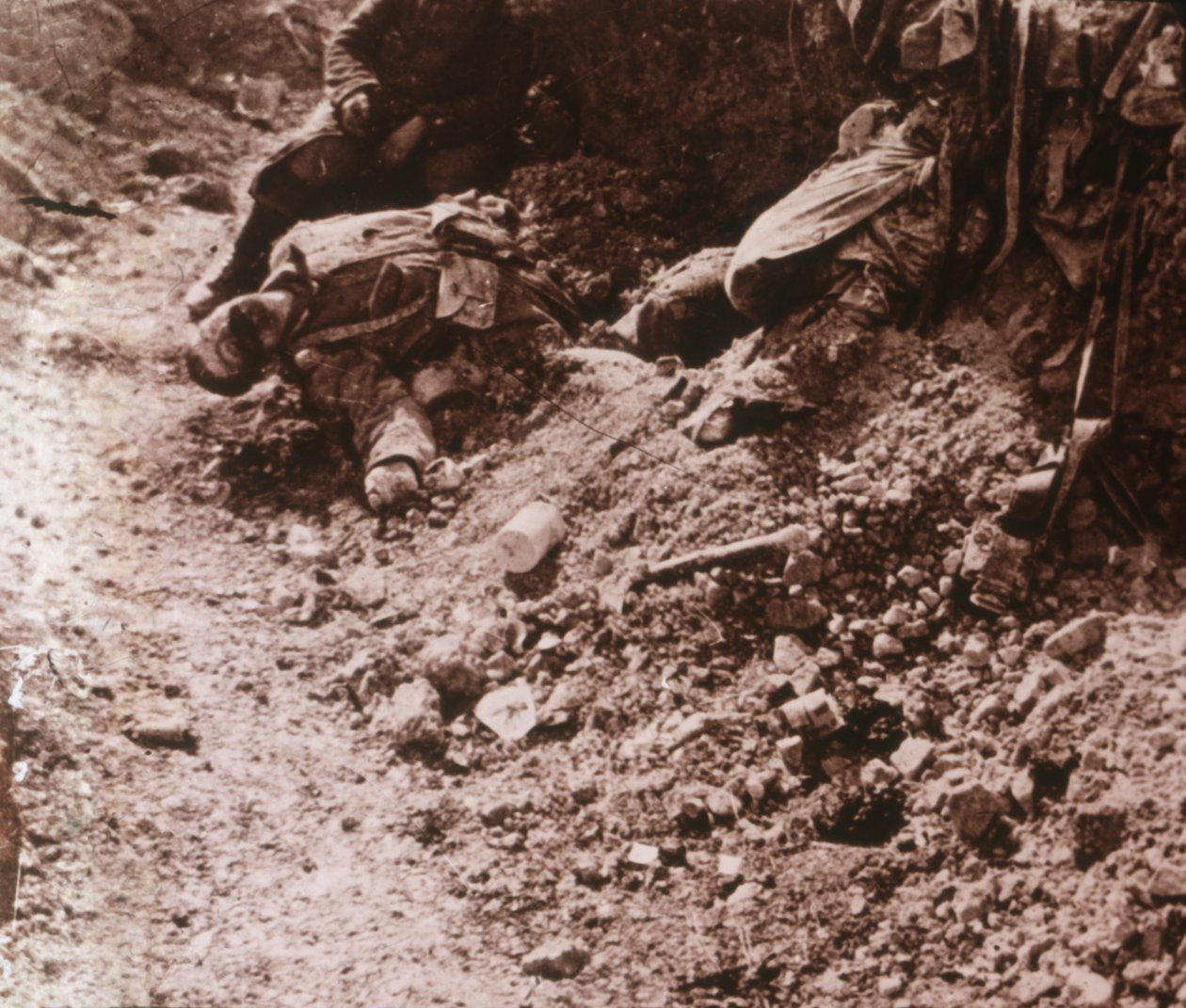 Ölü bedenler, Beauséjour, kuzey Fransa, c1914-c1918 by Unbekannt